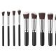 10 Piece Makeup Brush Set