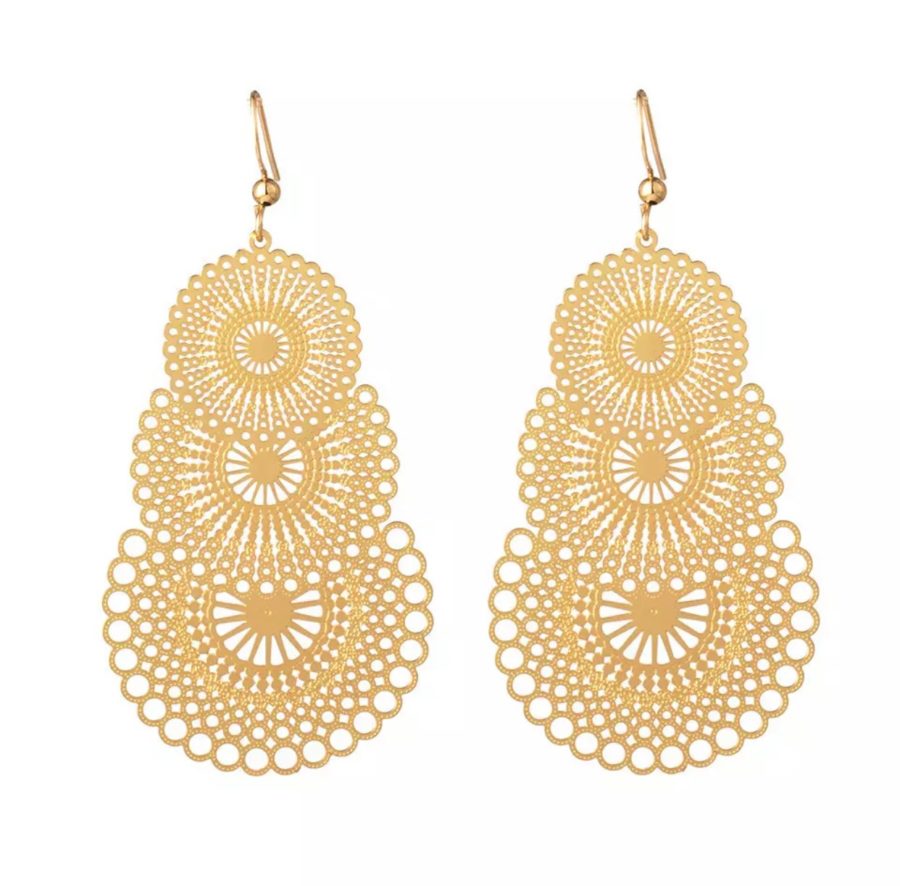 Vintage Leaf Earrings