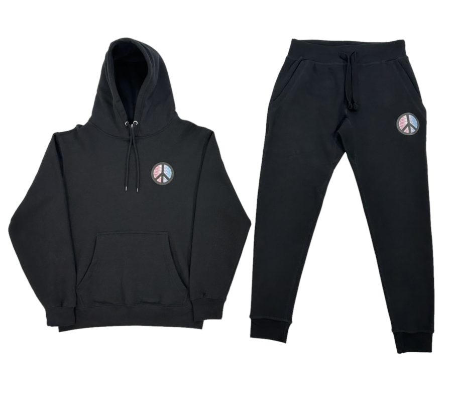 Black Hoodie + Jogger Set