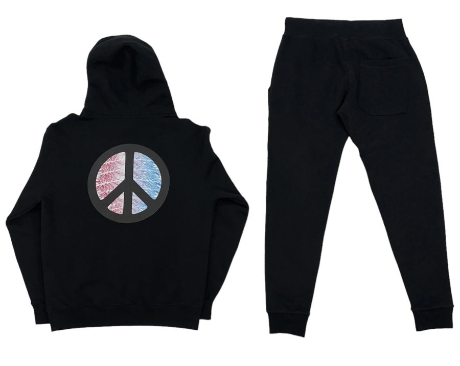 Black Hoodie + Jogger Set