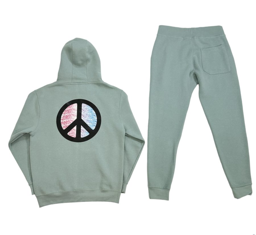SeaFoam Green Hoodie + Jogger Set